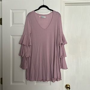 Adorable never worn Free People beach dress size small pink